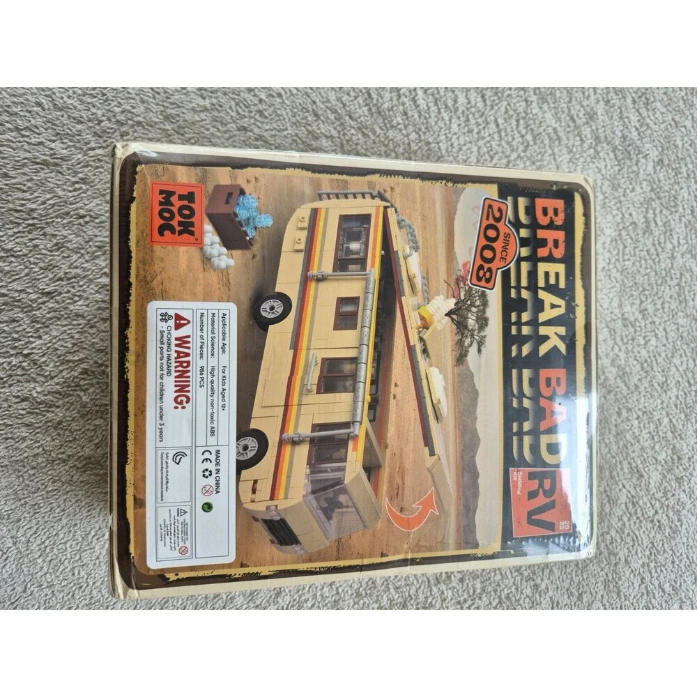 TOKMOC Breaking Bad RV Building Block Set 986 Pieces No. 66002 Sealed New
